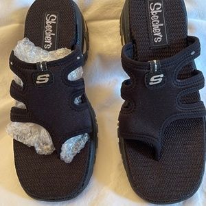 NEW ** Black Skechers Sport Sandal, Size 8, with box